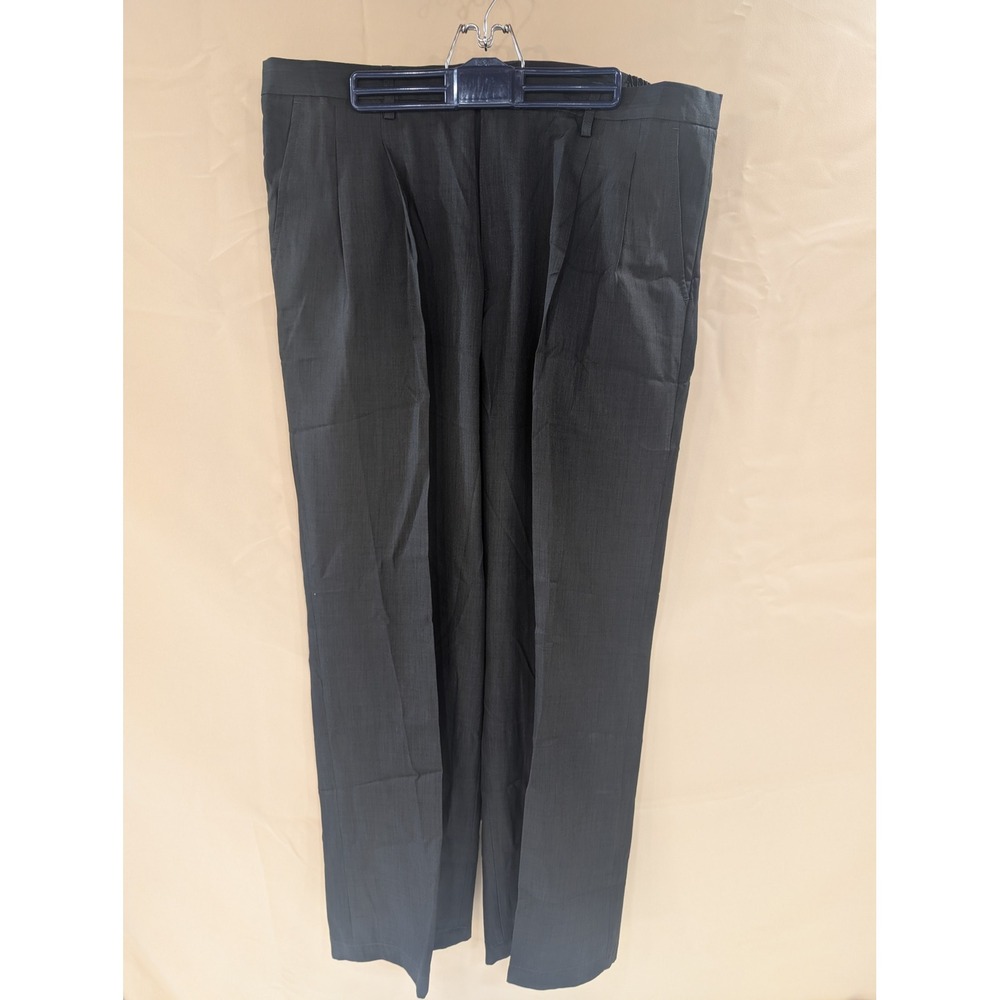 Cintas Men's Design Collective Dress Pants 42x30 Black Elastic Waist Business - Picture 1 of 8